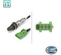 Lambda sensor Heated 6PA 358 066-261 HELLA for PEUGEOT CITROËN