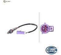 HELLA 6PA 358 066-981 Lambda Oxygen Sensor Front With 4 Pins Fits Ford Mazda