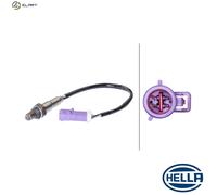 HELLA 6PA 358 066-981 Oxygen sensor - 4-pin connector