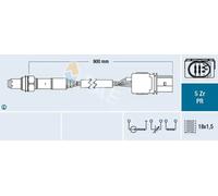 Lambda Sensor FAE 75092 for OPEL CORSA D (S07) 1.3 2006-2011