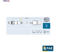 FAE Lambda Sensor 75123 – for Infiniti and Suzuki (Grand Vitara, XL-7, Nomade, Escudo)
