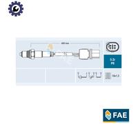 FAE Lambda Sensor 75123 – for Infiniti and Suzuki (Grand Vitara, XL-7, Nomade, Escudo)