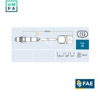 FAE 75357 Lambda sensor