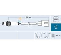 FAE Lambda Sensor 75659 – For Toyota & Lexus: Yaris (Hatchback/Van), Corolla, Auris, Verso, NX