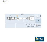 FAE Lambda Sensor 77139 – Regulating Probe, Pre-Catalytic Converter for SEAT/VW/Skoda
