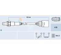 Lambda sensor 77150 FAE for VW SEAT