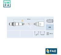 LAMBDA SENSOR 77197 FOR SKODA ROOMSTER/Praktik FABIA/II/Combi PRAKTIK RAPID 1.2L