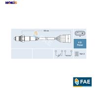 Lambda sensor Heated 77223 FAE for ABARTH ALFA ROMEO FIAT BMW