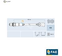 FAE Heated Lambda Sensor 77232 for Opel Saab Vauxhall Volvo
