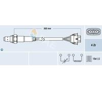 Lambda sensor 77246 FAE for OPEL SAAB