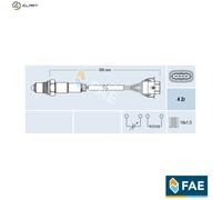 Lambda Sensor for OPEL ASTRA CLASSIC G ASTRA G ASTRA H CORSA C FAE 77246