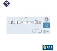 Lambda sensor 77249 FAE for MERCEDES-BENZ C-CLASS C-CLASS Coupe C-CLASS T-Model