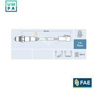 LAMBDA SENSOR 77256 FOR MAZDA FORD MAVERICK TRANSIT/Platform/Chassis/Van 3.0L