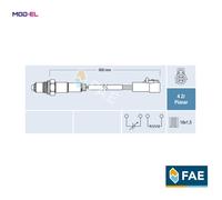LAMBDA SENSOR 77263 FOR FORD GRAND/C-MAX FIESTA/IV/Mk FOCUS/III/Turnier/Wagon