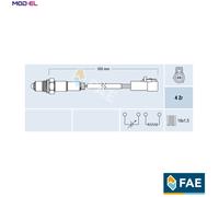 LAMBDA SENSOR 77264 FOR MAZDA FORD FUSION IKON/V FIESTA/VI/Van KA/STREET 1.2L