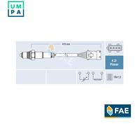 LAMBDA SENSOR 77282 FOR PEUGEOT PARTNER/Box/Body/MPV/TEPEE/FURGON/Van GRAND 1.4L