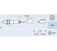 Lambda sensor 77295 FAE for MAZDA 6 Hatchback 6 Saloon