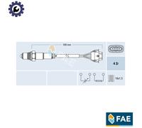LAMBDA SENSOR 77303 FOR ALFA ROMEO FIAT OPEL ZAFIRA/FAMILY VECTRA/GTS ASTRA/H