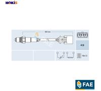 FAE Oxygen Lambda Sensor 77396 - Heated - for Rover Mini / MG 1.6L