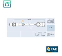 LAMBDA SENSOR 77433 FOR PEUGEOT 207/+/CC/SW/Wagon 207/207+ 308/I/II PARTNER 1.6L