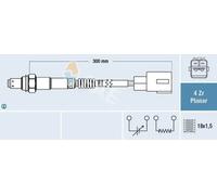 Lambda sensor 77454 FAE for TOYOTA DAIHATSU CITROËN PEUGEOT