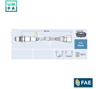 FAE 77458 Lambda sensor