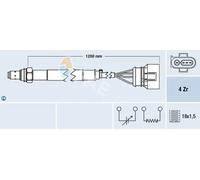 Lambda sensor 77460 FAE for AUDI VW