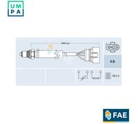 LAMBDA SENSOR 77461 FOR VW CARAVELLE/EUROVAN/IV/Bus/TRANSPORTER/Mk PASSAT 2.3L