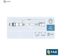 LAMBDA SENSOR 77650 FOR FORD TRANSIT/COURIER/B460/Box/Body/MPV FIESTA/VI 1.0L