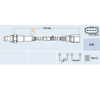 Lambda sensor 77702 FAE for VW AUDI