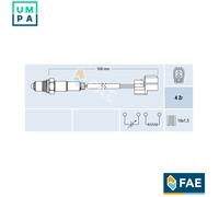FAE Lambda Sensor 77785 for Honda J35A8 3.5L 6cyl Legend IV