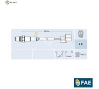 FAE Lambda Sensor 77785 for Honda J35A8 3.5L 6cyl Legend IV