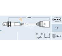 FAE Lambda Sensor 77139 – Regulating Probe, Pre-Catalytic Converter for SEAT/VW/Skoda