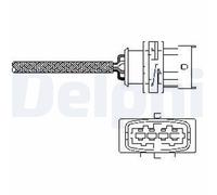Genuine Delphi O2 Oxygen Lambda Sensor - ES10789-12B1
