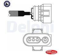 Delphi Lambda Sensor ES10980-12B1 – Finger Probe – Fits Toyota, Audi A4, VW Passat, Polo