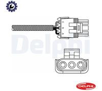 Delphi Lambda Sensor ES10996-12B1 - Finger Probe - Fits Opel Corsa A & Sintra 1.8L/2.0L