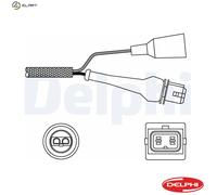 Delphi Lambda Sensor ES11000-12B1 - Fits Audi, VW, Renault, Zastava, Yugo
