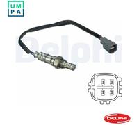 Delphi Lambda Sensor ES20118-12B1 Planar Probe - Fits Toyota & Lexus