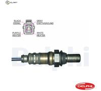 Lambda sensor Planar probe ES20215-12B1 DELPHI for HONDA CIVIC VII Hatchback