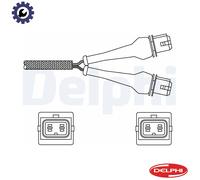 Delphi Lambda Sensor ES20244-12B1 Planar Probe for PEUGEOT 205 Mk II, 309, 405