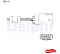 Delphi Lambda Sensor ES20348-12B1 - For Audi, VW, SEAT, SKODA (A3, TT, Leon, Polo)