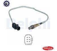 Delphi ES20541-12B1 Lambda Oxygen Sensor Pre Cat Fits Audi Seat Skoda VW