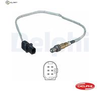 Delphi ES20541-12B1 Lambda Oxygen Sensor Pre Cat Fits Audi Seat Skoda VW