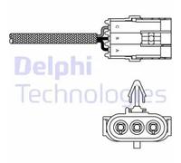 Lambda sensor Finger probe ES10992-12B1 DELPHI for RENAULT CLIO I TWINGO I