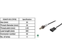 Lambda Sensor fits Alfa Romeo Fiat