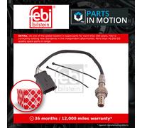 Lambda Sensor fits ALFA ROMEO MITO 955 9 Post Cat 11 to 18 Oxygen 55219791 Febi