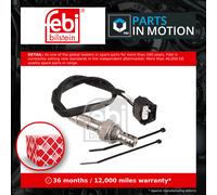 Lambda Sensor fits NISSAN BLUEBIRD Mk3 1.6 2013 on HR16DE Oxygen 226A01KT0A Febi