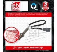 Lambda Sensor fits PEUGEOT 108 VTi 1.0 Post Cat 2014 on CFB(1KR) Oxygen 1618K9