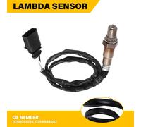 Lambda Sensor fits SEAT LEON 1P1 Post Cat 1.4 1.6 05 to 12 Oxygen Genuine Bosch