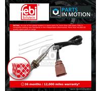 Lambda Sensor fits VW POLO 9N, Mk5 1.4 06 to 14 CGGB Oxygen 036906262AA Febi New